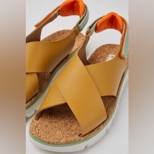 Camper Oruga Sandals – Brown/Green
